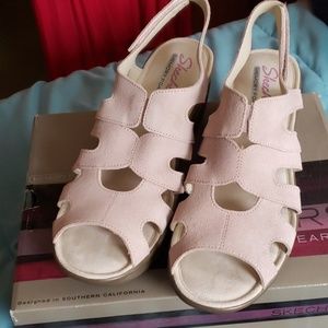 Skechers ladies sandals worn once